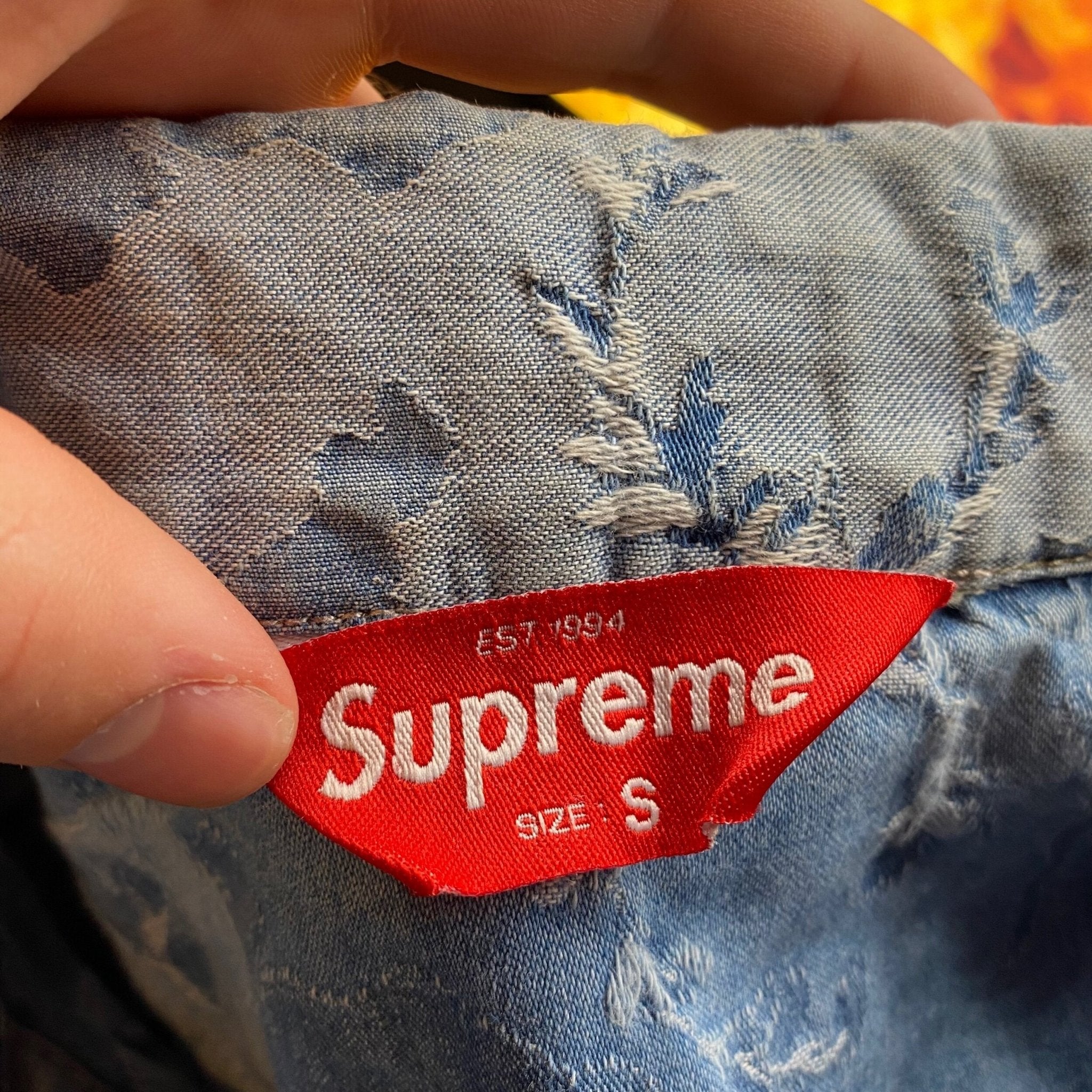 Supreme cherub denim trucker jacket- S – Million Dollar Streetwear