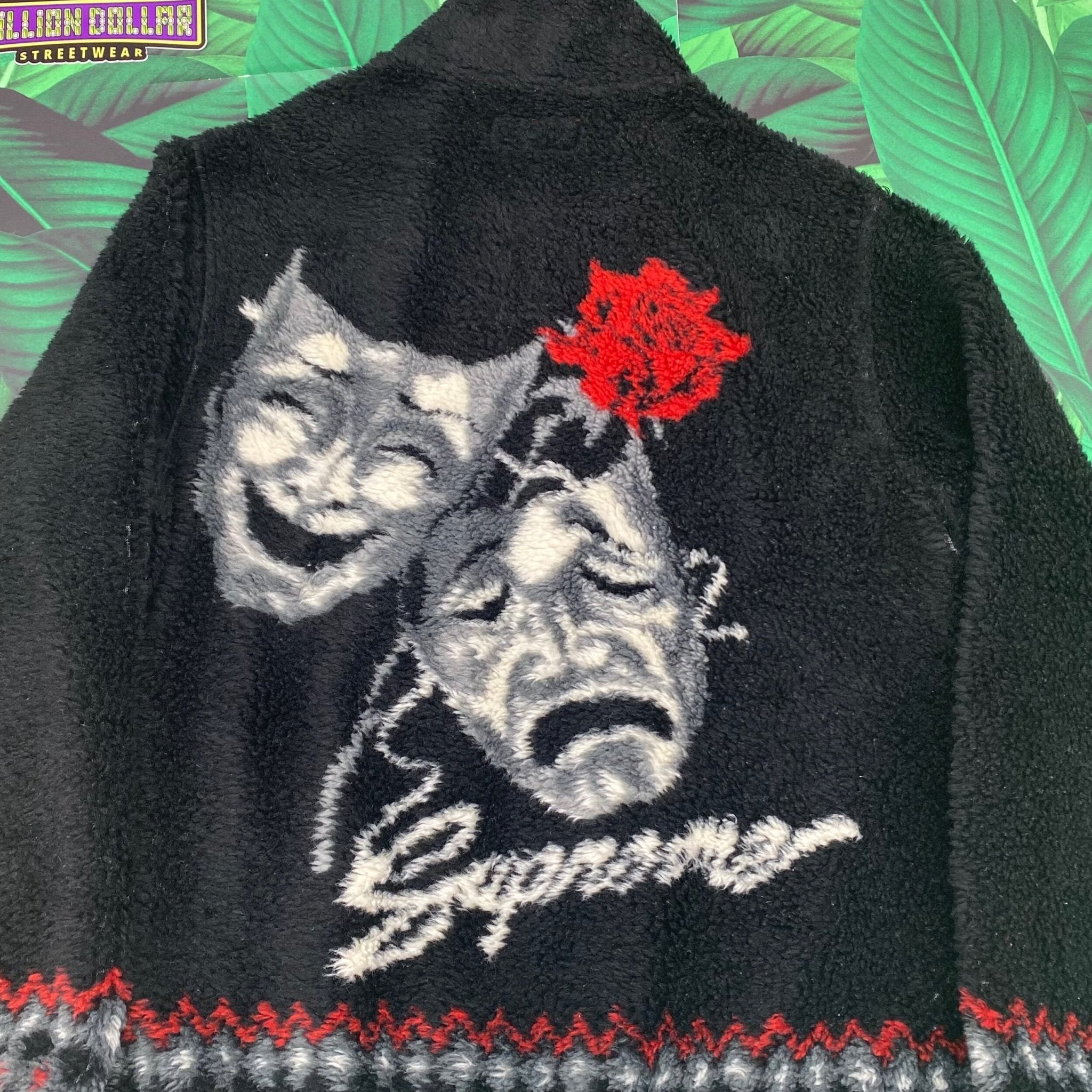 Supreme drama mask fleece jacket- S – Million Dollar Streetwear