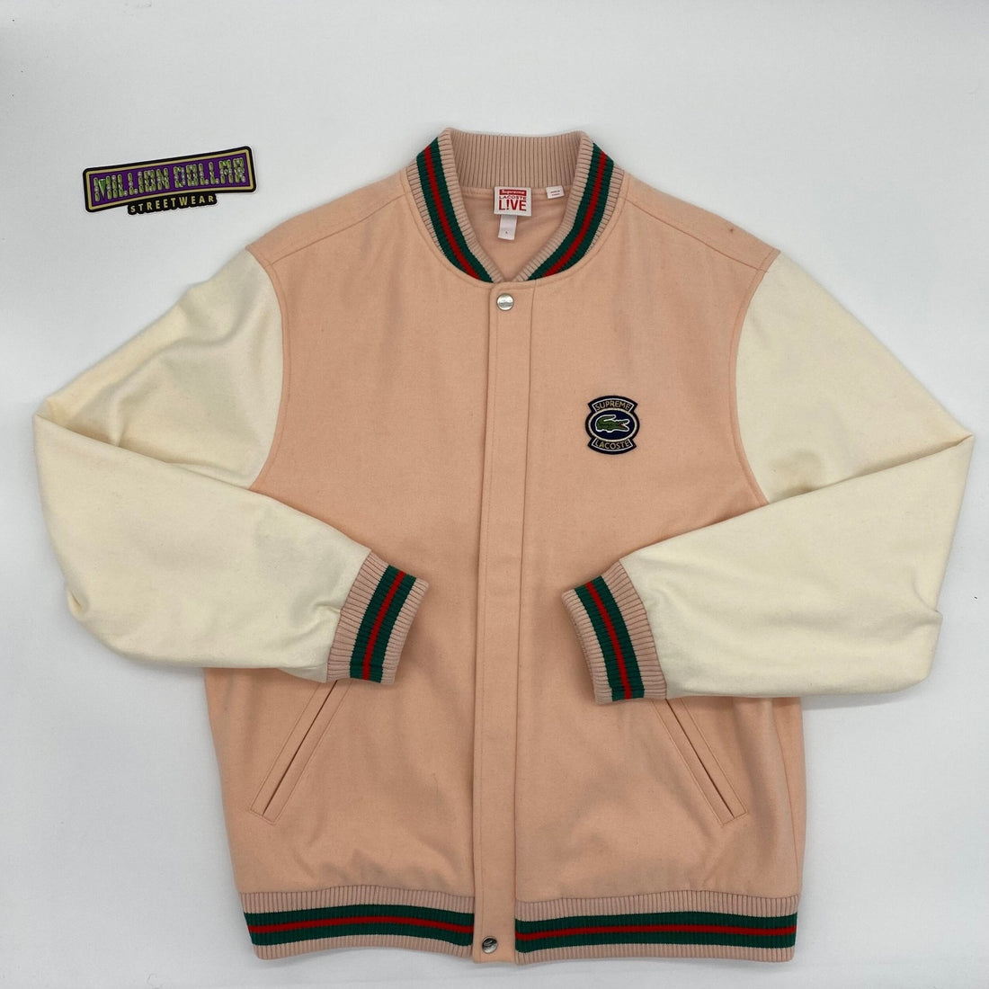 Supreme Lacoste jacket- L – Dollar Streetwear