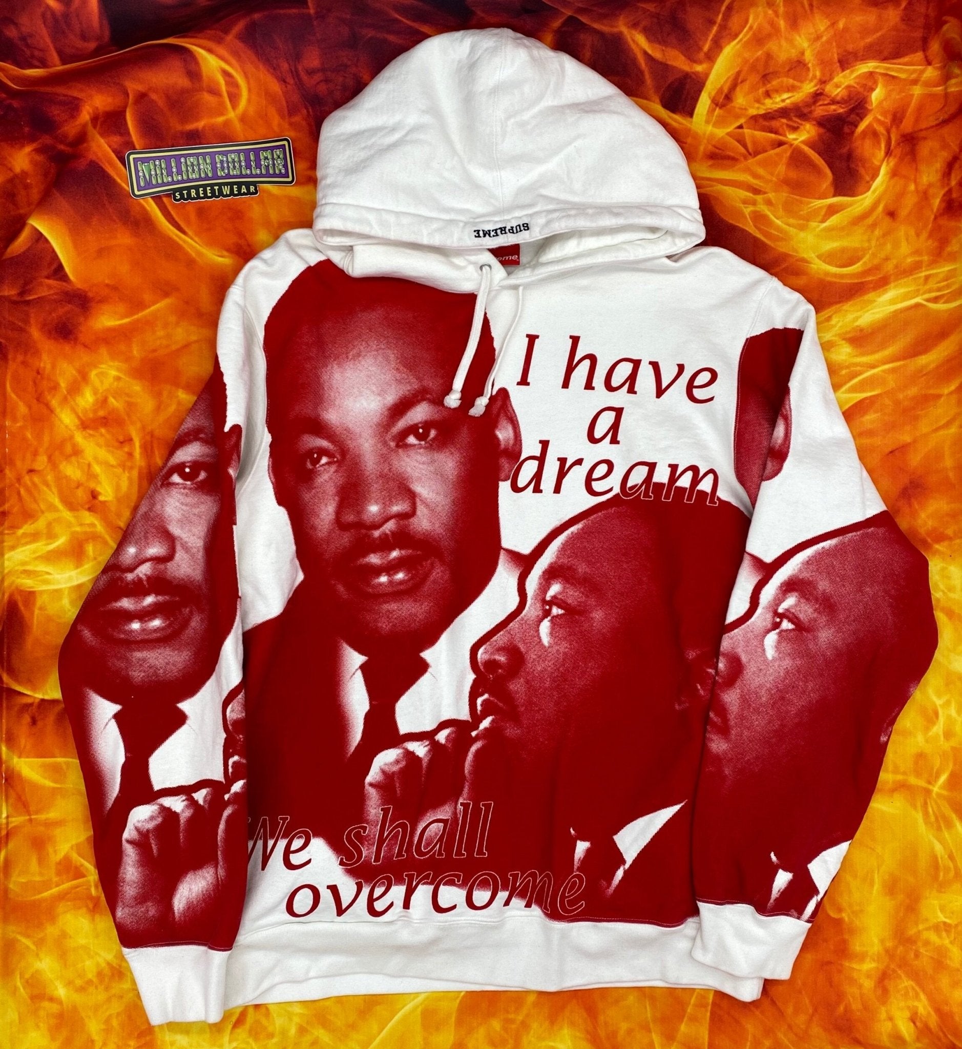 Supreme MLK hoodie XL Million Dollar Streetwear