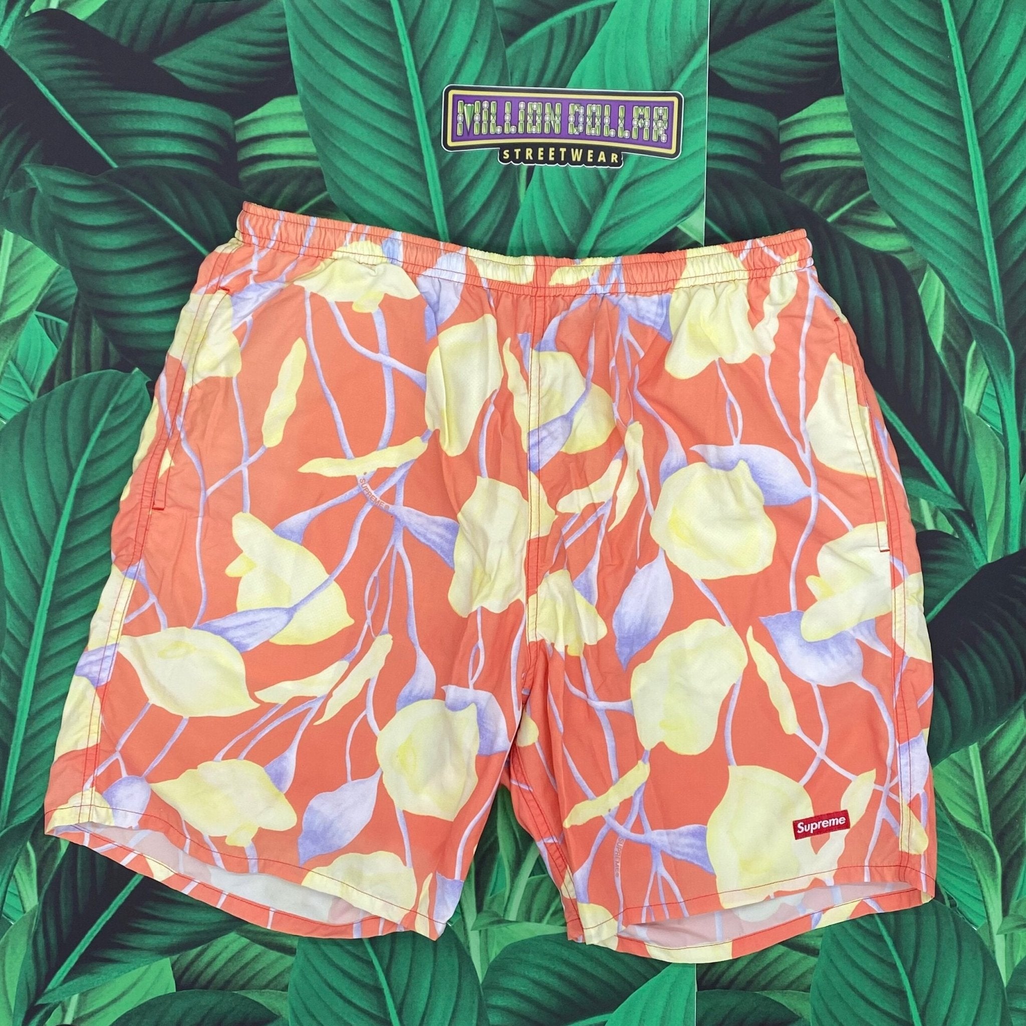 Supreme nylon floral water short- L