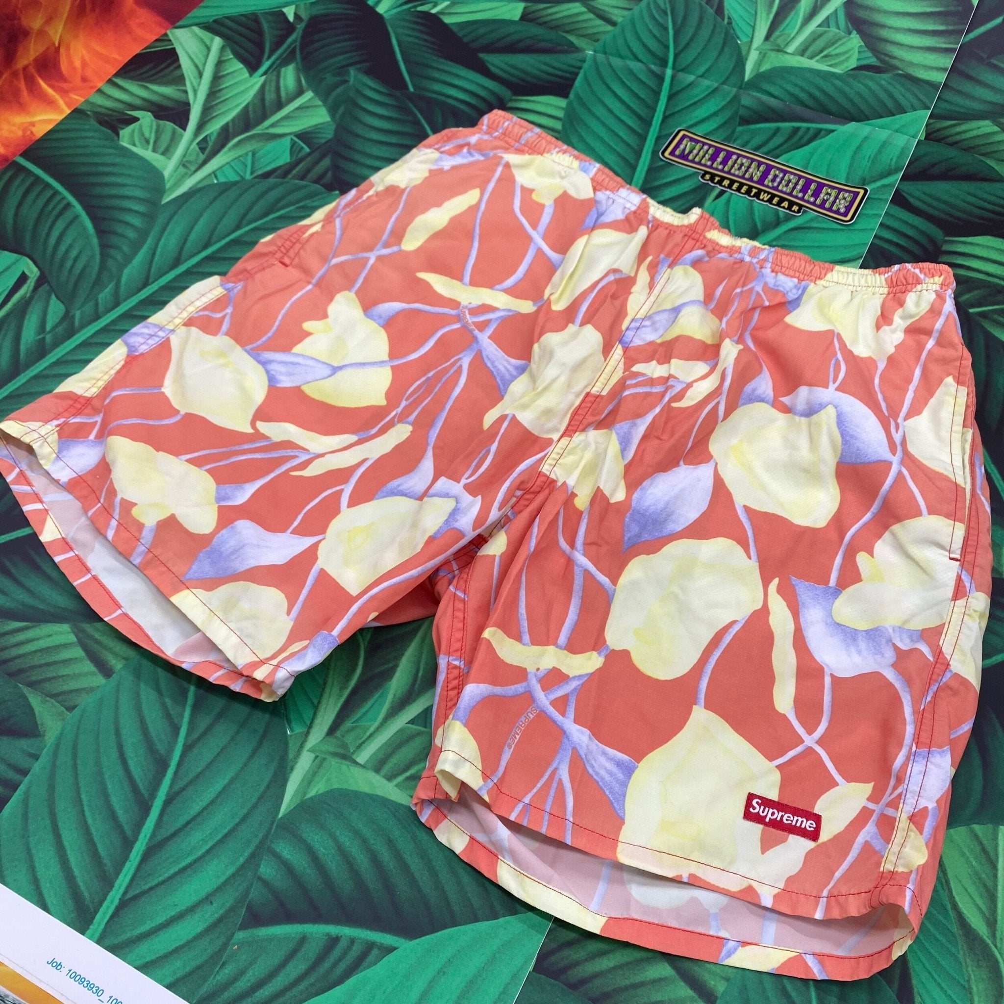 Supreme nylon floral water short- L