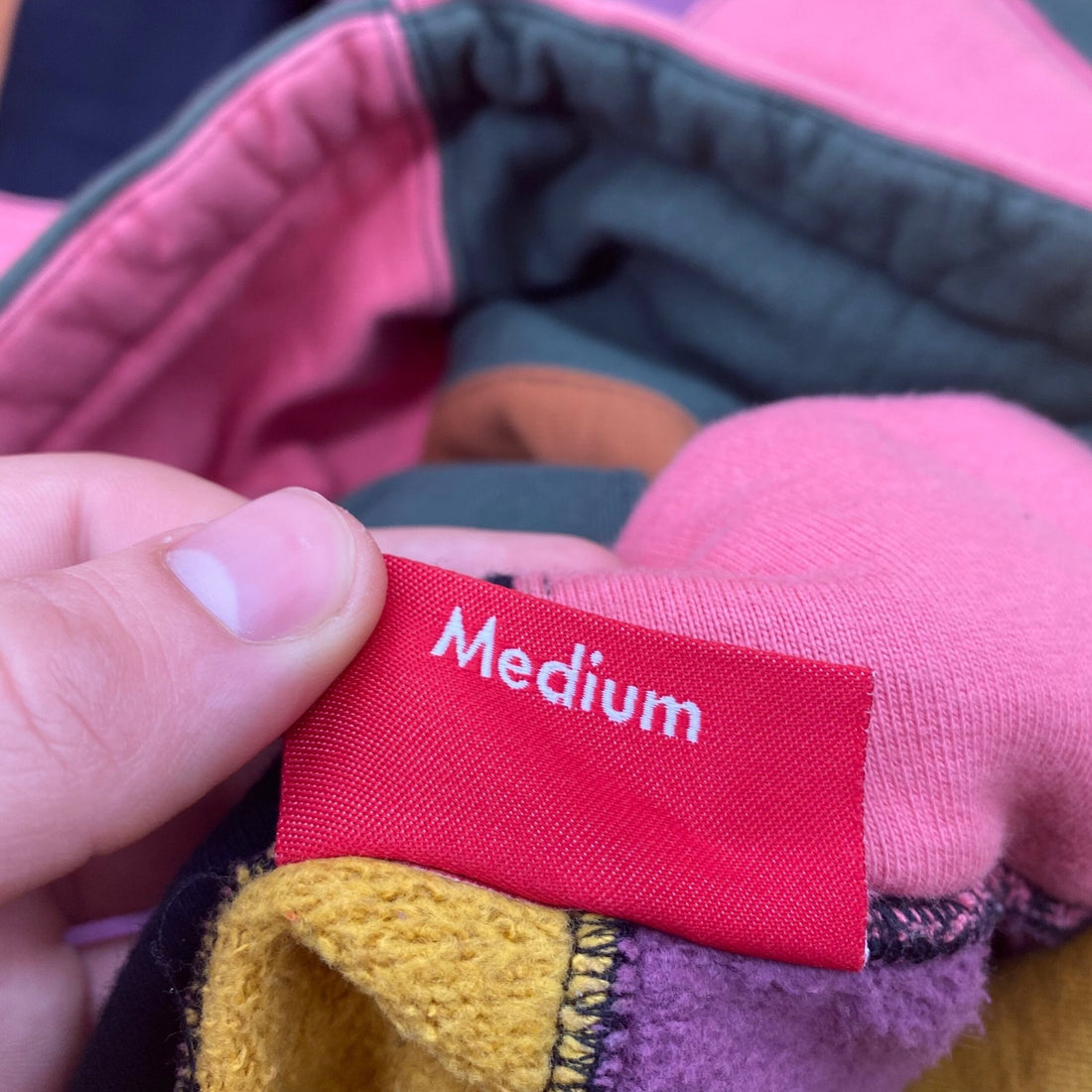 Supreme patchwork hoodie- M - Million Dollar Streetwear