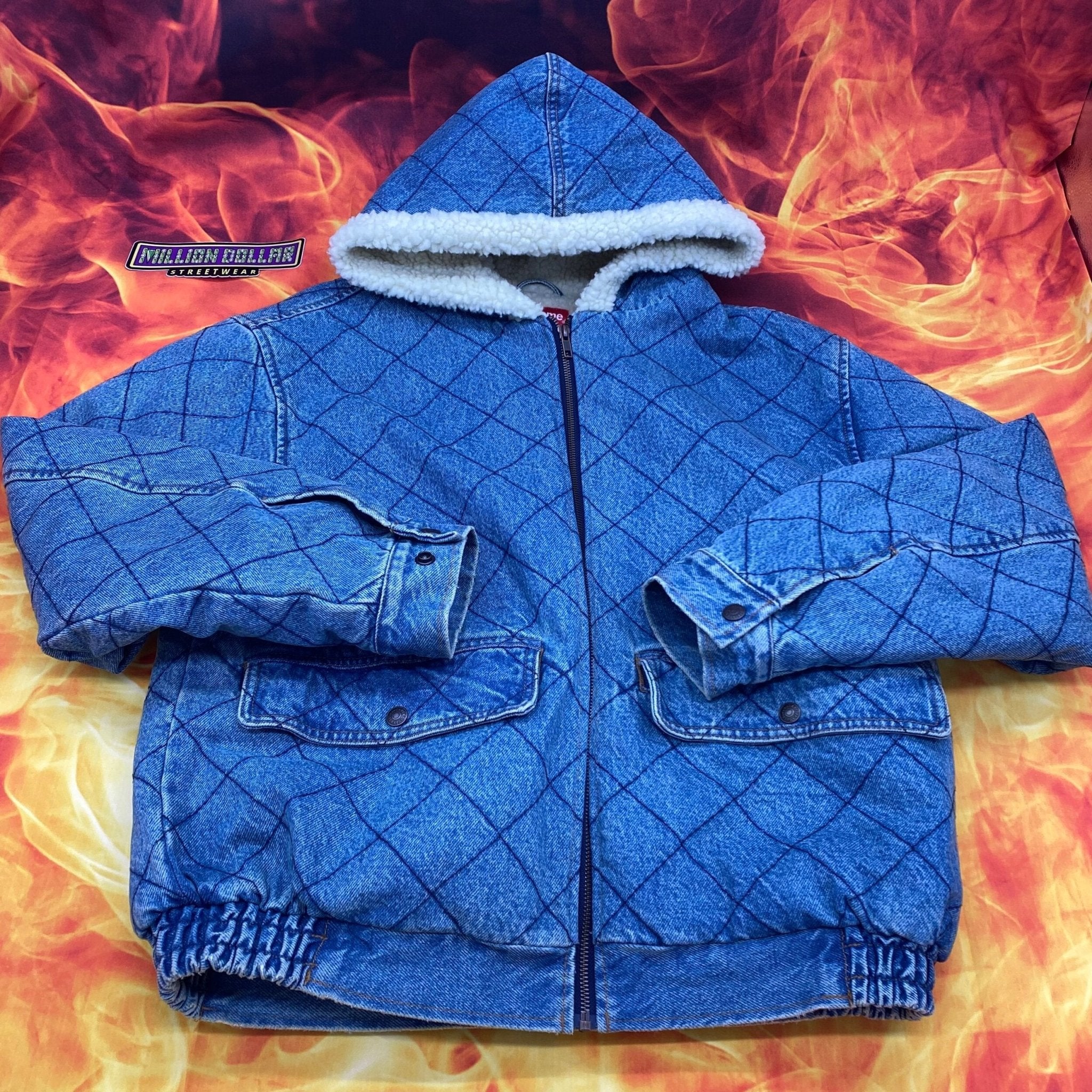 Supreme Quilted Denim Pilot JacketSカラー