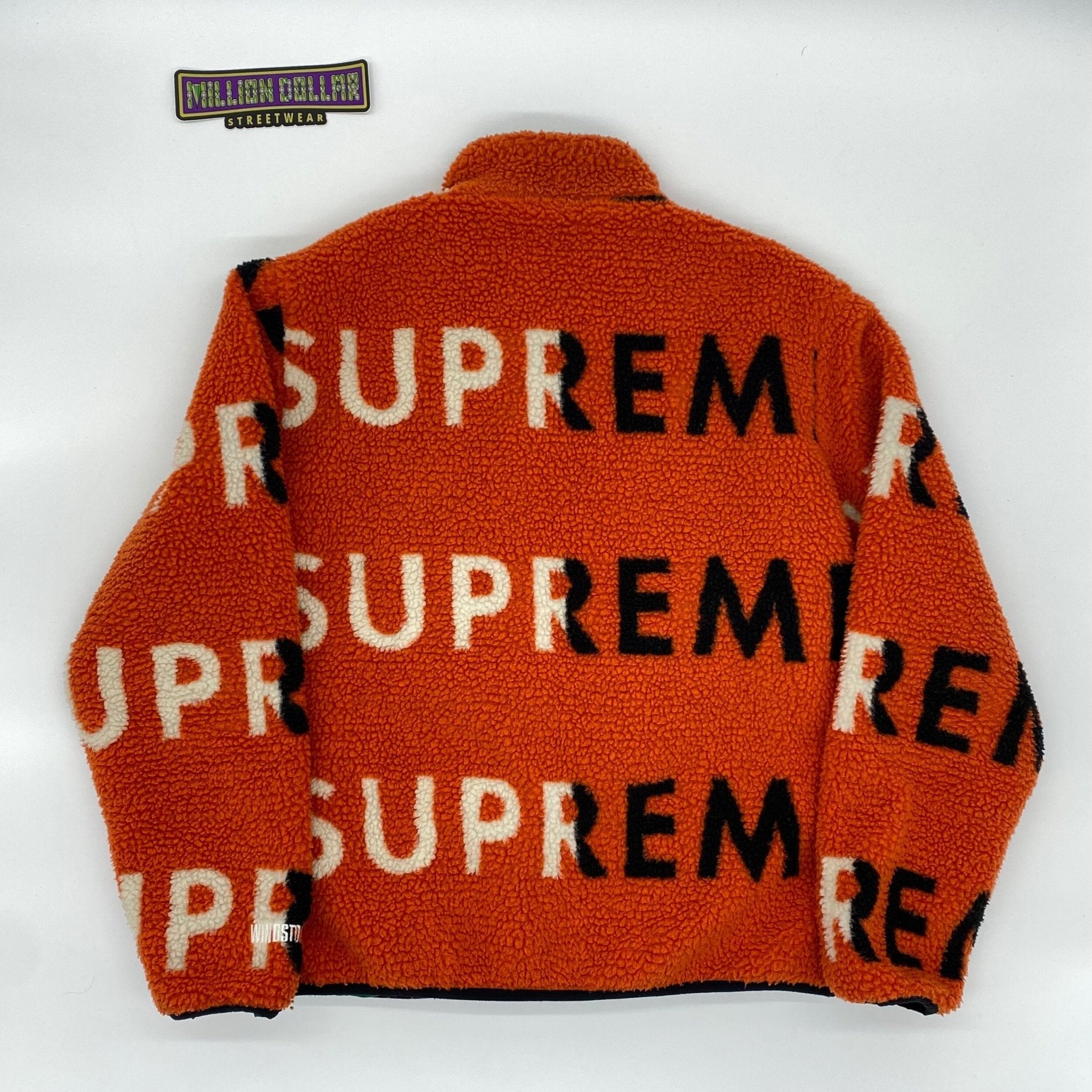 Supreme Reversible Fleece Jacket M