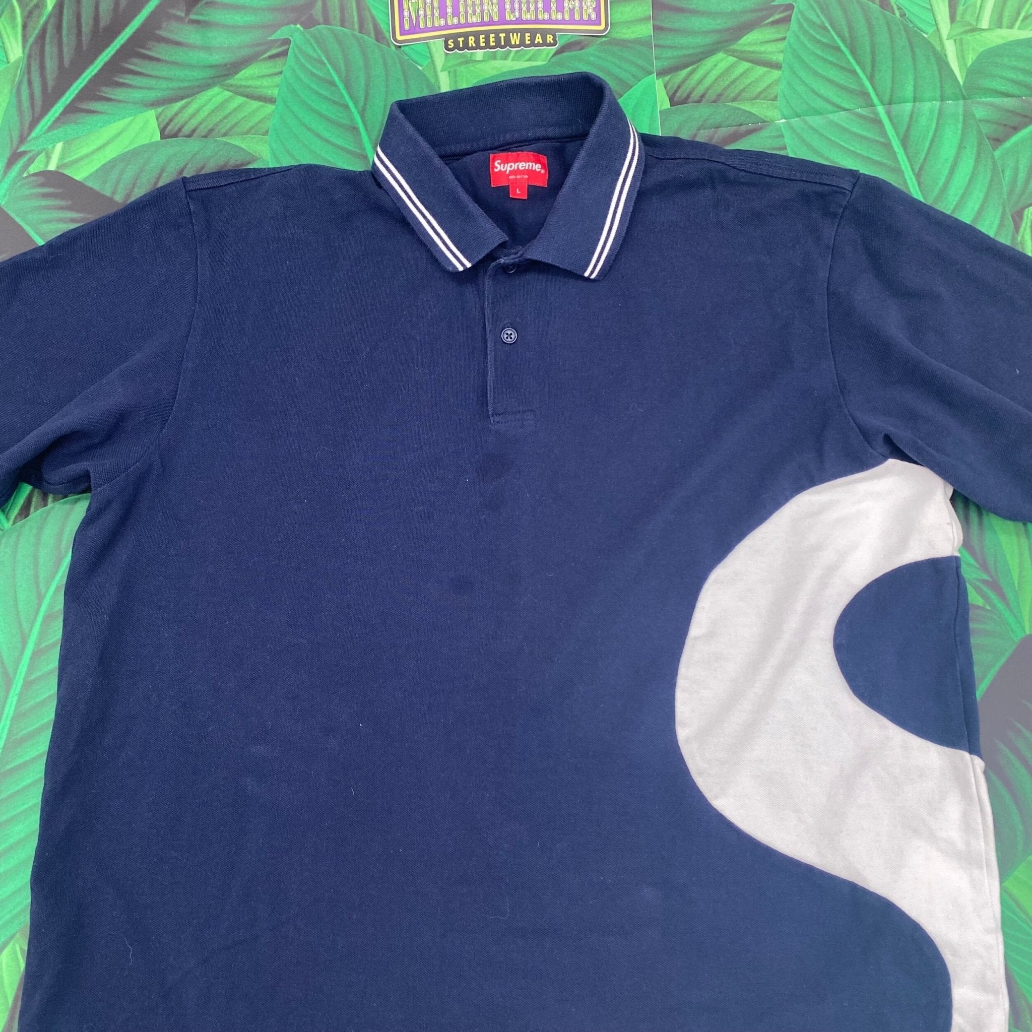 S Supreme S Logo Polo 黒 国内正規品