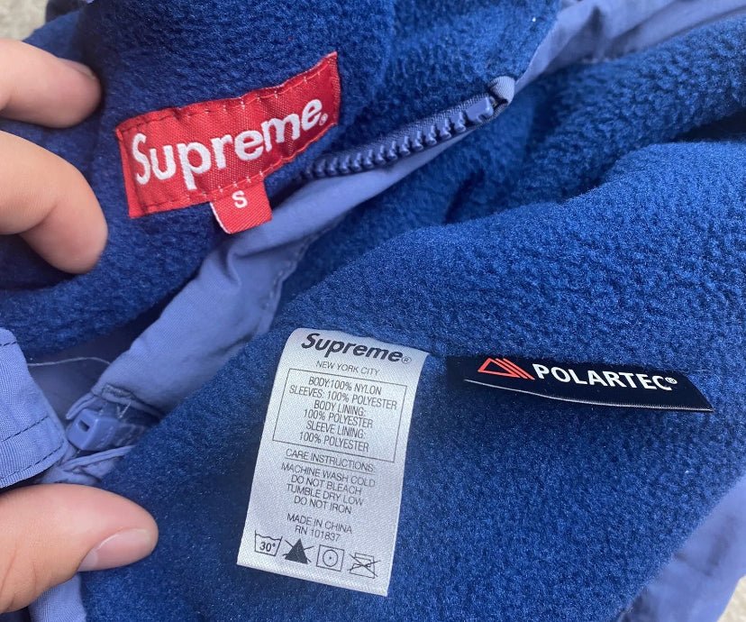 Supreme upland fleece jacket- S – Million Dollar Streetwear