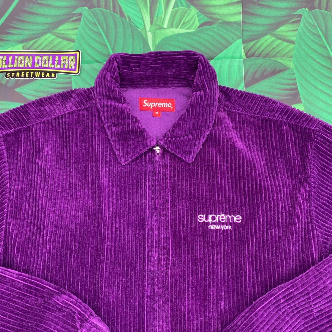 Supreme wide whale corduroy Harrington jacket- M - Million Dollar Streetwear