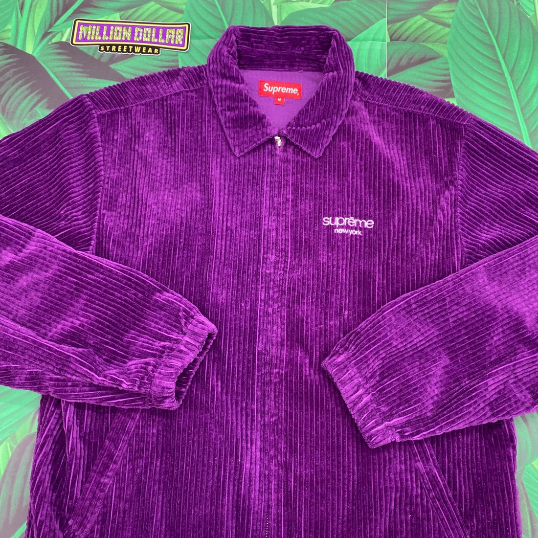 Supreme wide whale corduroy Harrington jacket- M - Million Dollar Streetwear