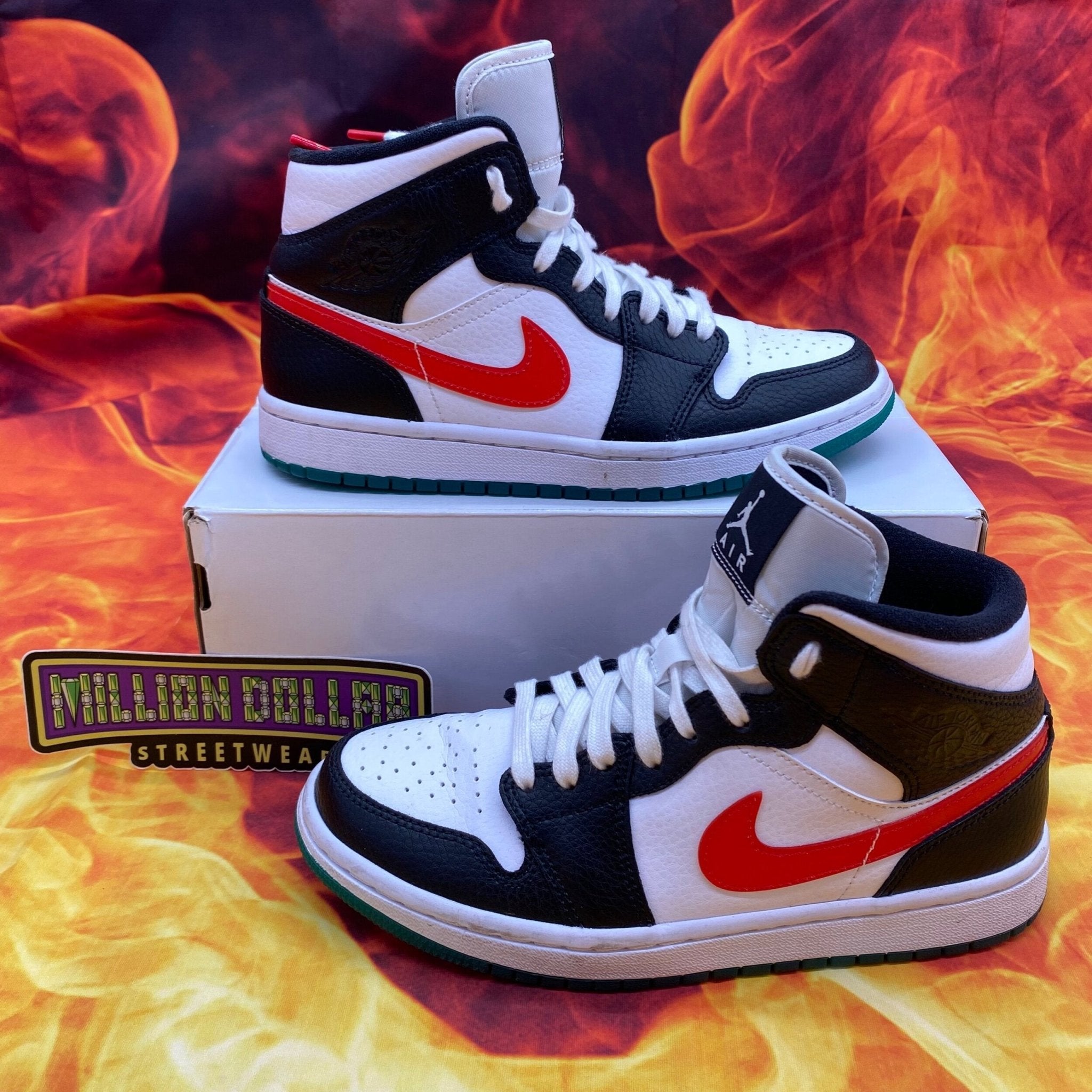 Wmns air Jordan 1 mid alternate swoosh- 7W/5.5Y – Million Dollar